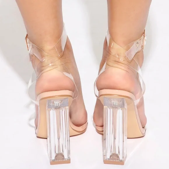 Fashion Nova: The Glass Slipper - Transparent | Size 8.5 - Picture 7 of 7